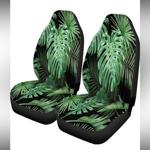 Tropical Leaf automobile seat cover set